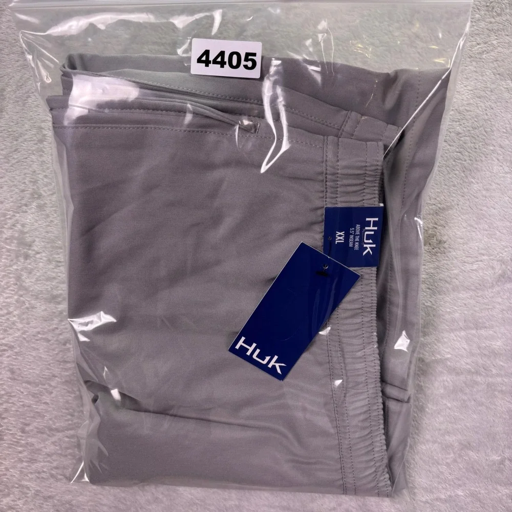 NWT Huk Mens Pursuit‎ Volley Shorts Sz XXL Gray 5.5 Inseam Performance Fishing
